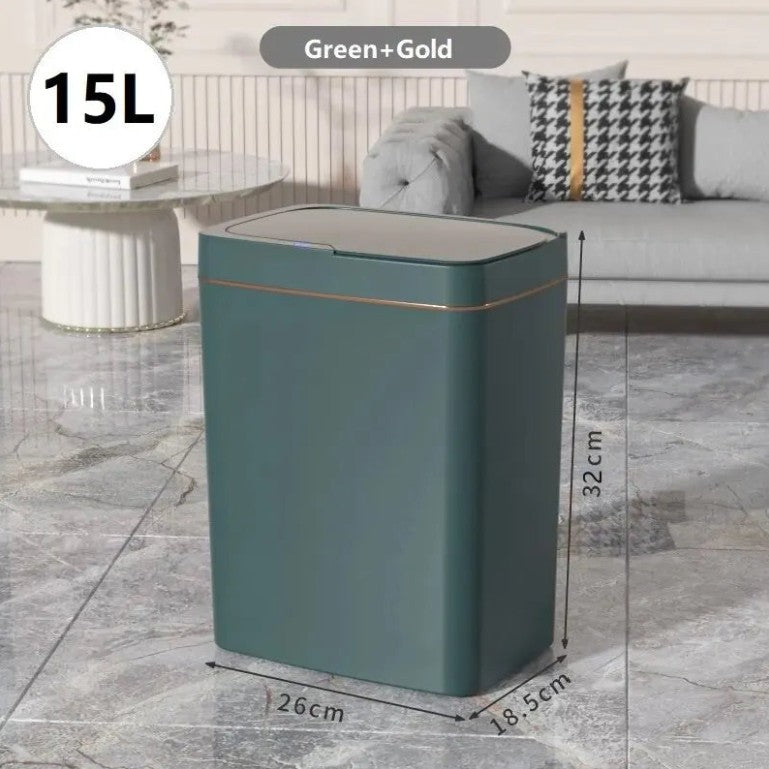 Smart Automatic Trash Can with Touchless Motion Sensor - 15L
