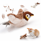 Interactive Motion-Activated Flapping Bird Cat Toy
