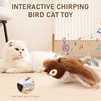 Interactive Motion-Activated Flapping Bird Cat Toy