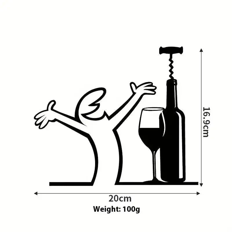 Minimalist Zen Shower Line Art – Modern Metal Bathroom Decor & Door Topper