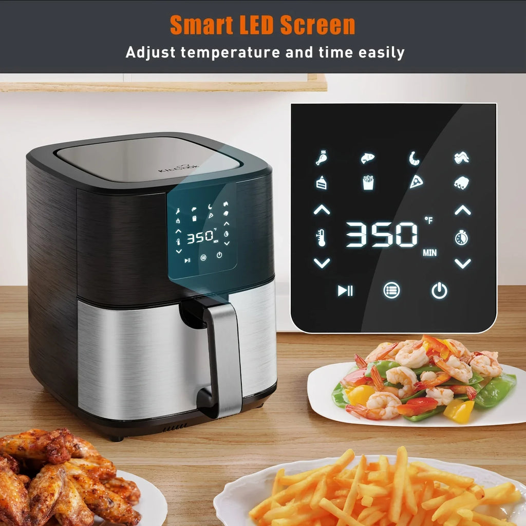 7-Quart Digital Precision Air Fryer - Matte Black Series