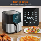 7-Quart Digital Precision Air Fryer - Matte Black Series
