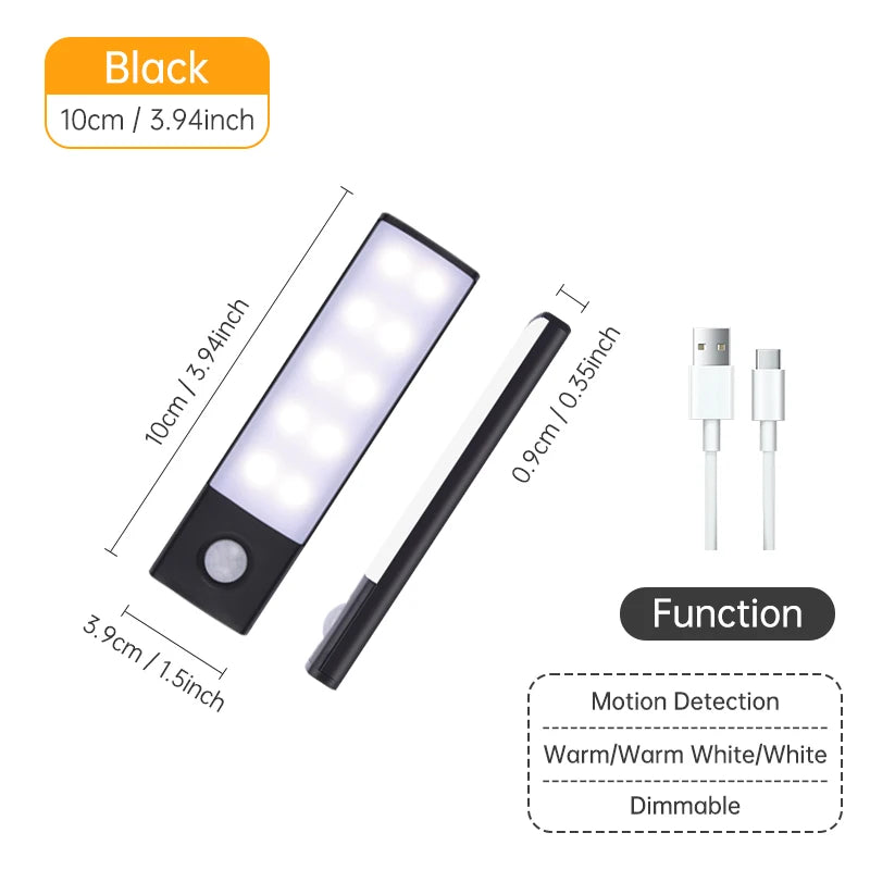 Rechargeable LED Cabinet Light with Motion Sensor