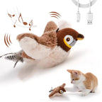 Interactive Motion-Activated Flapping Bird Cat Toy