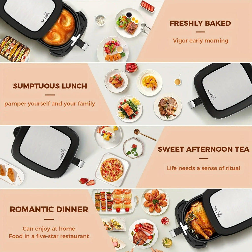 7-Quart Digital Precision Air Fryer - Matte Black Series