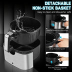 7-Quart Digital Precision Air Fryer - Matte Black Series